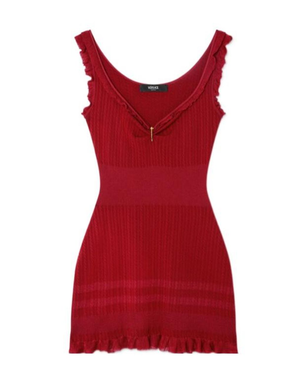 Versace Red Short Dresses