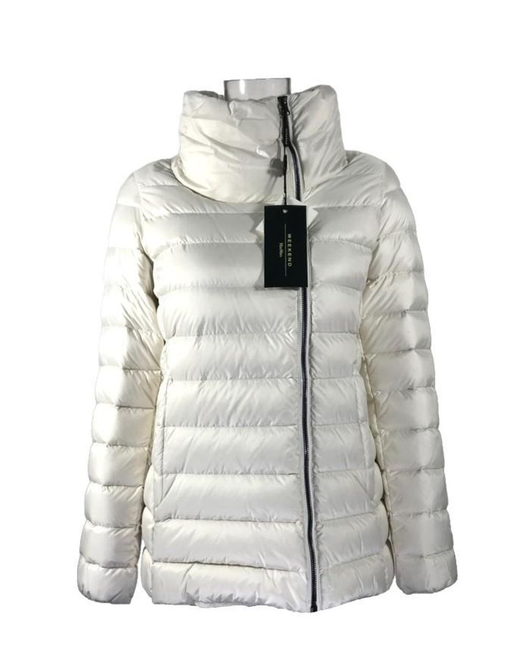 Weekend by Maxmara White Long-Sleeved Down Jacket