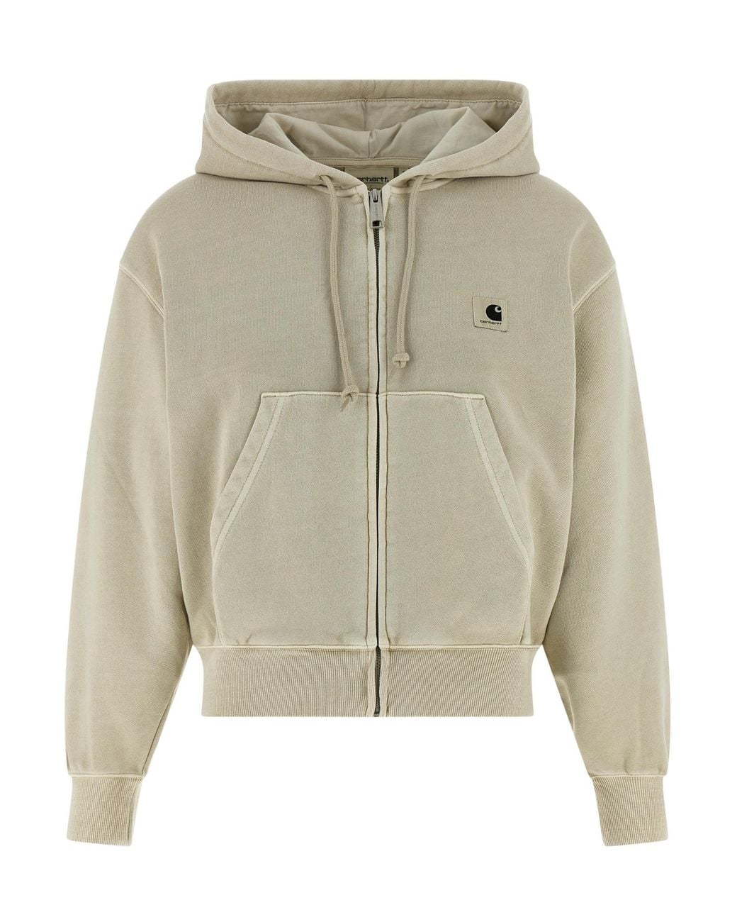 Carhartt Gray Hooded Nelson Zipped Jacket for men