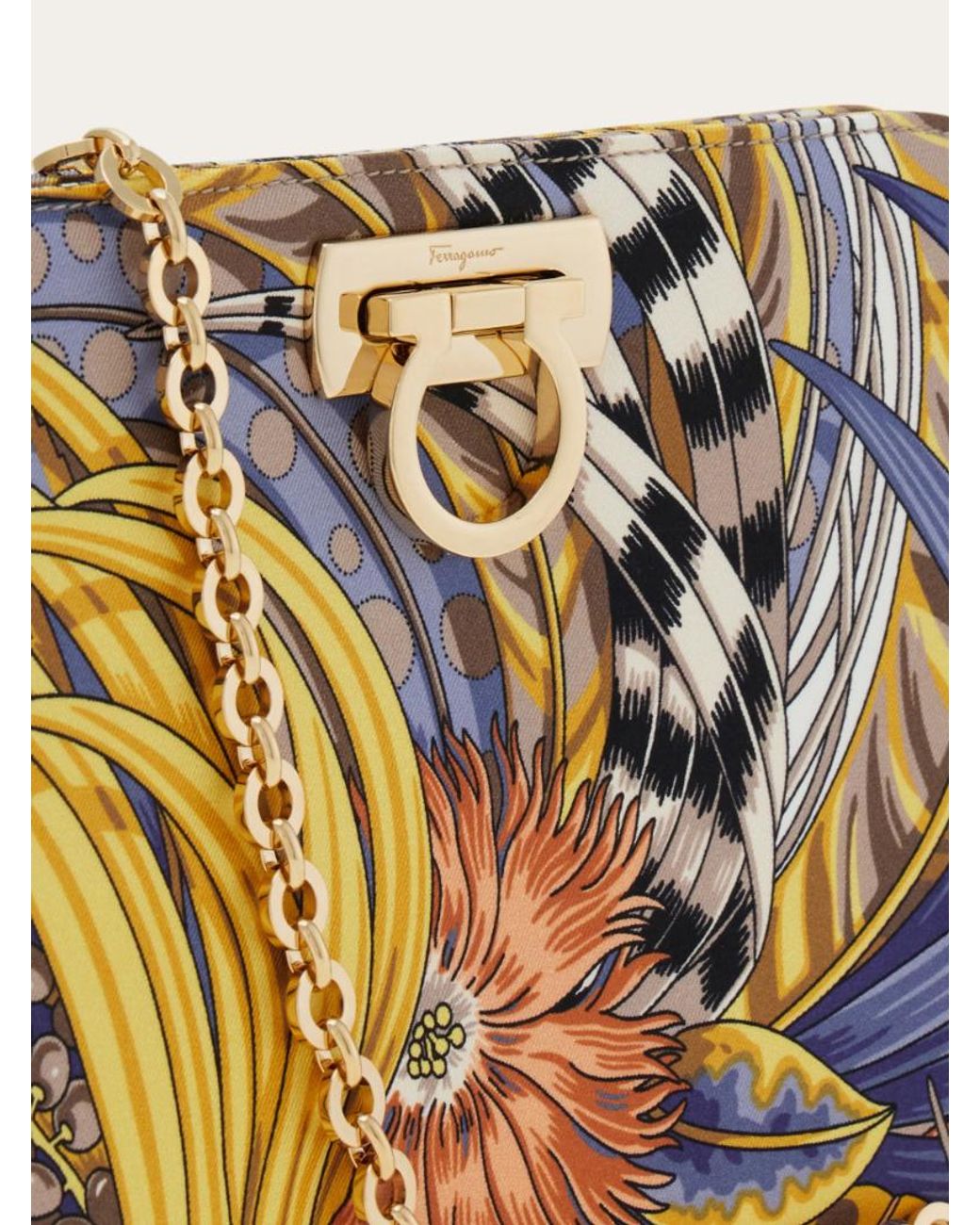 Ferragamo Multicolor Diana Clutch