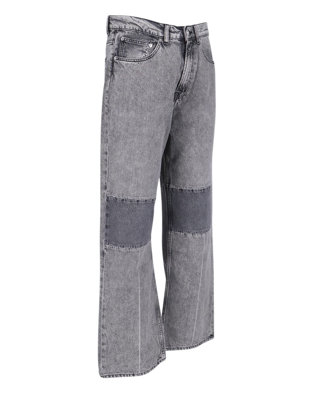 Our Legacy Gray High Waist Straight-Leg Jeans for men