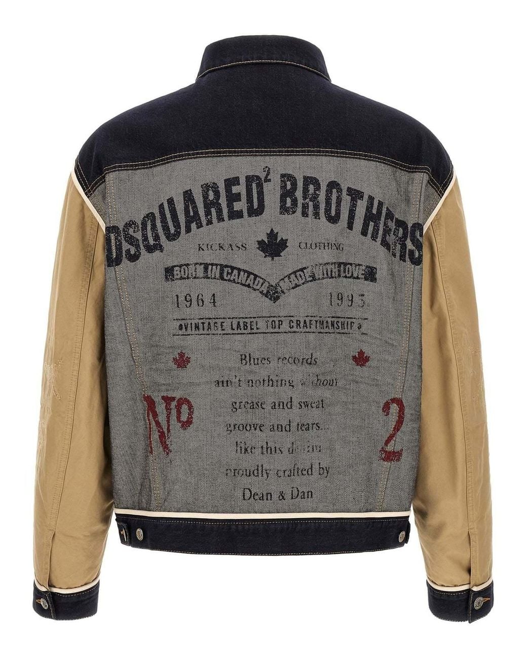 DSquared² Blue Denim Jackets for men