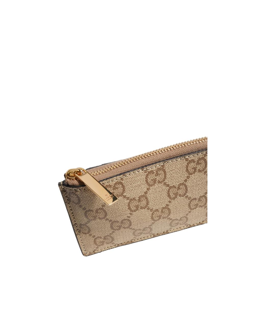 Gucci White Essence Classic Zip Key Case for men