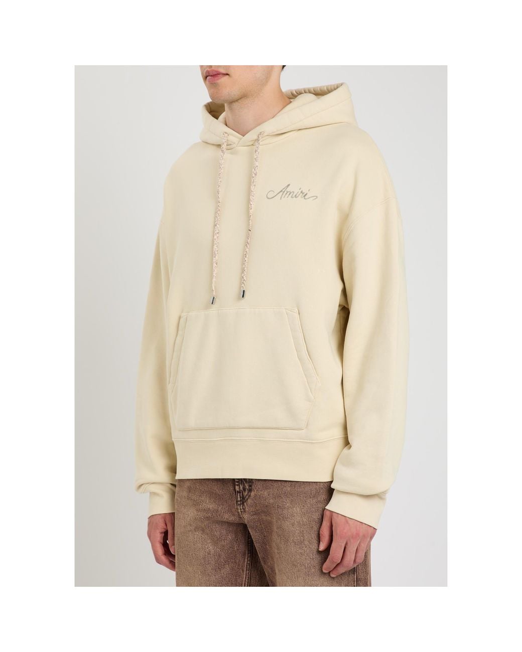 Amiri Natural Simple Cotton Sweatshirt for men