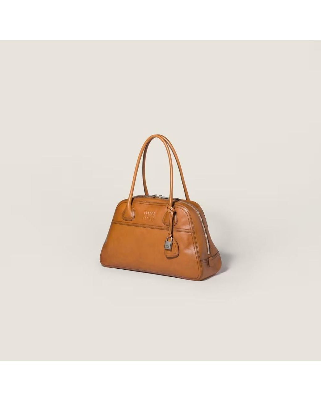 Miu Miu Brown Vivant Leather Bag