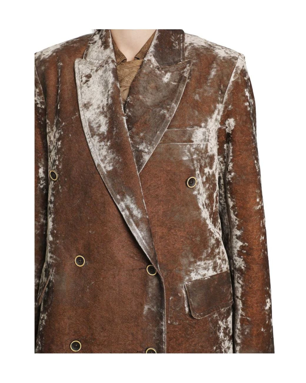 Uma Wang Natural Long-Sleeved Coat