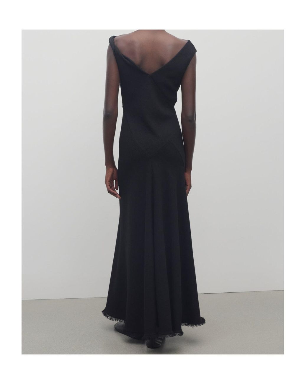 The Row Black Violetta Dress