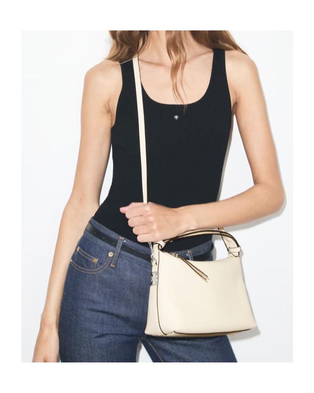 Tory Burch Natural Mellow Shoulder Bag