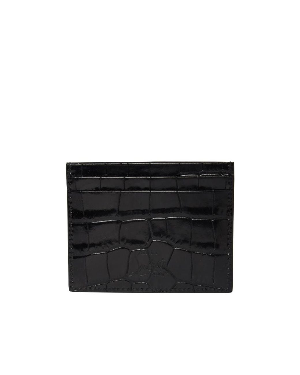 Christian Louboutin Black Logo Card Pack for men