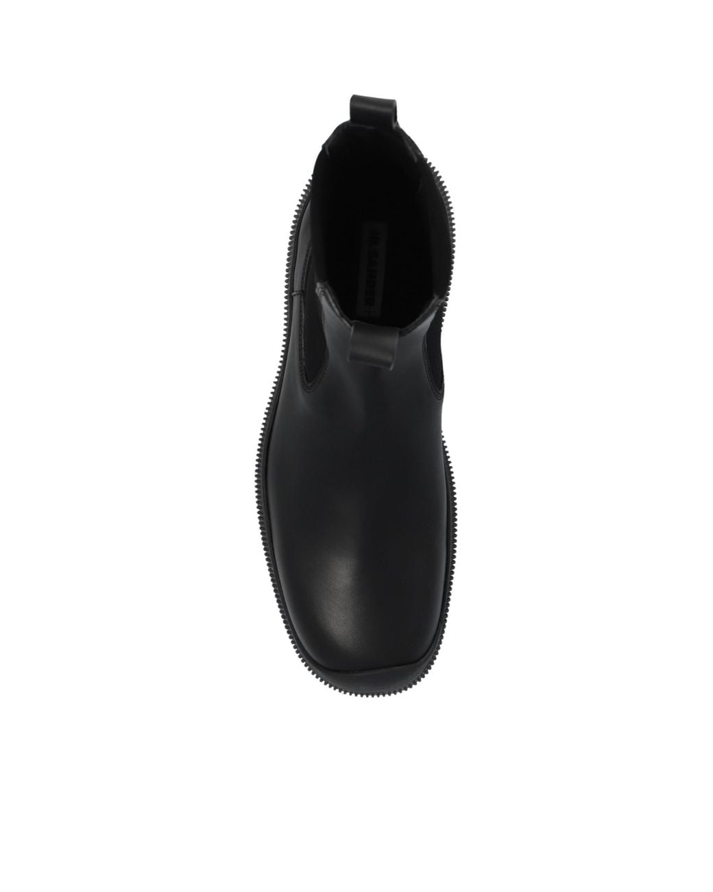 Jil Sander Black Round-Toe Chelsea Boots for men