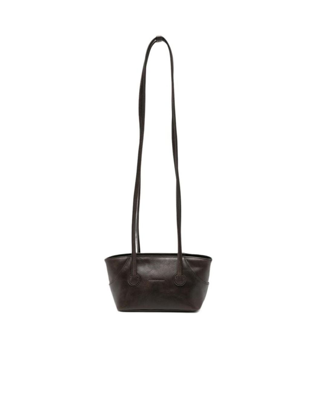 MARGE SHERWOOD White Leather Shoulder Bag