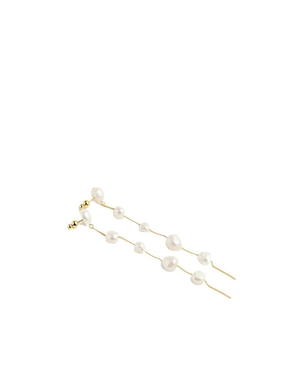 Cult Gaia White Atum Earrings