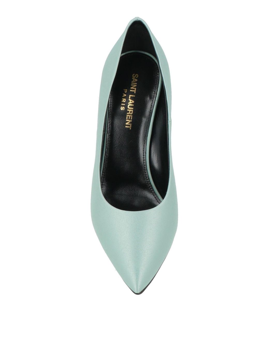 Saint Laurent Green Satin High Heels