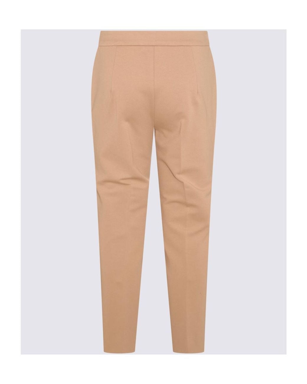 Max Mara Natural Pegno Slim-Fit Trousers
