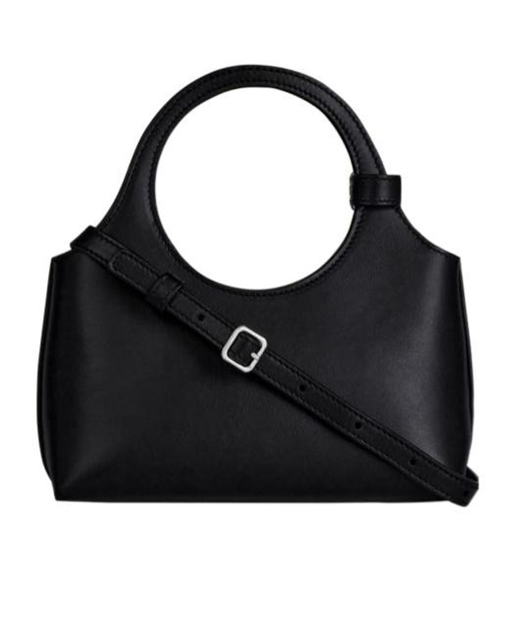 Courreges Black Courrèges Mini Holy Day Zipped Tote Bag