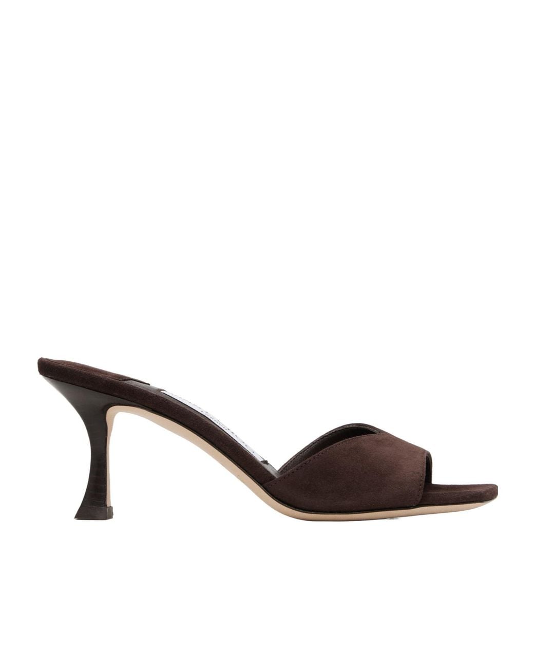 Jimmy Choo Brown Skye 70 High-Heeled Sandals