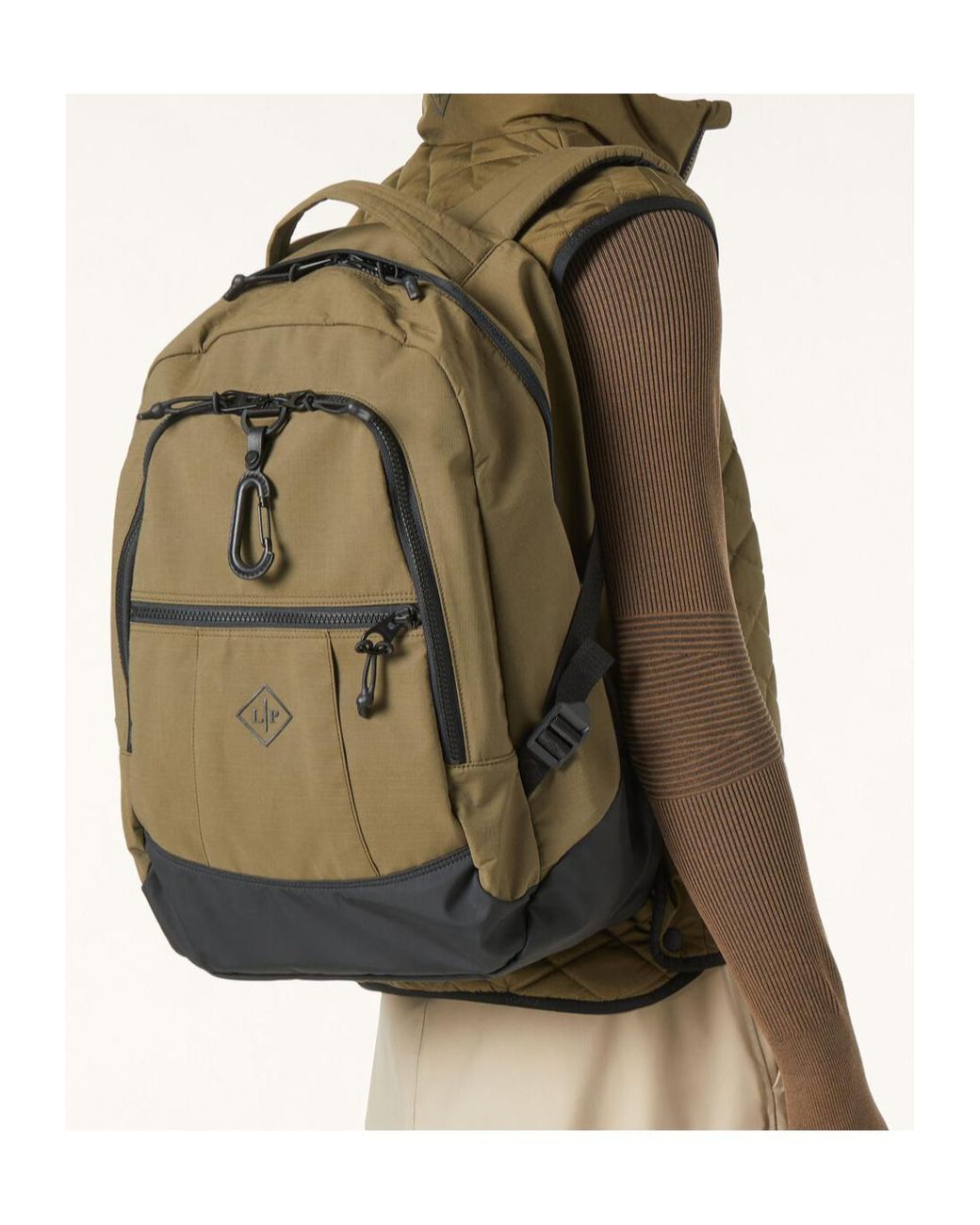 Loro Piana Green Large Pioneer Backpack for men
