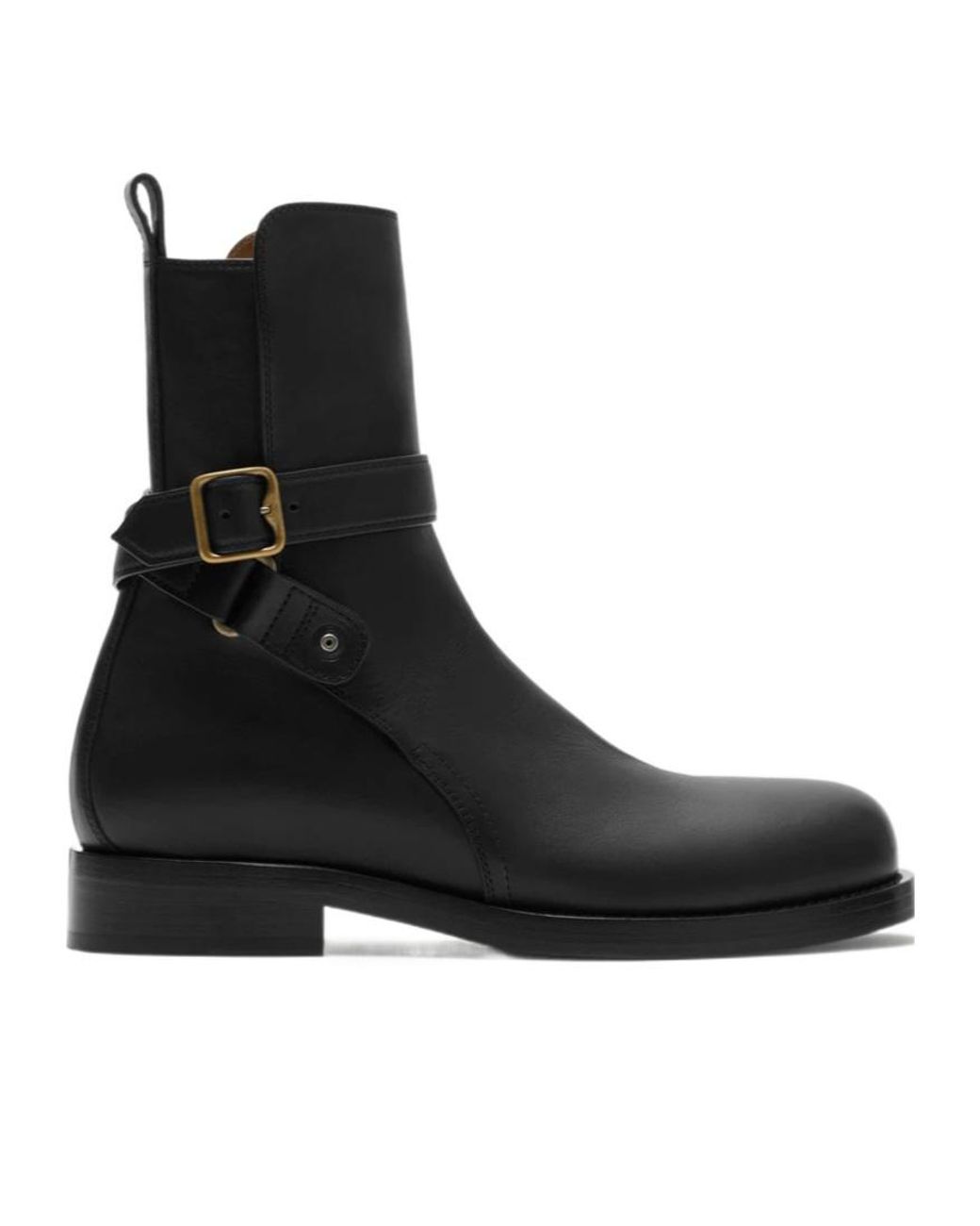 Burberry Black Round-Toe Ankle Boots for men