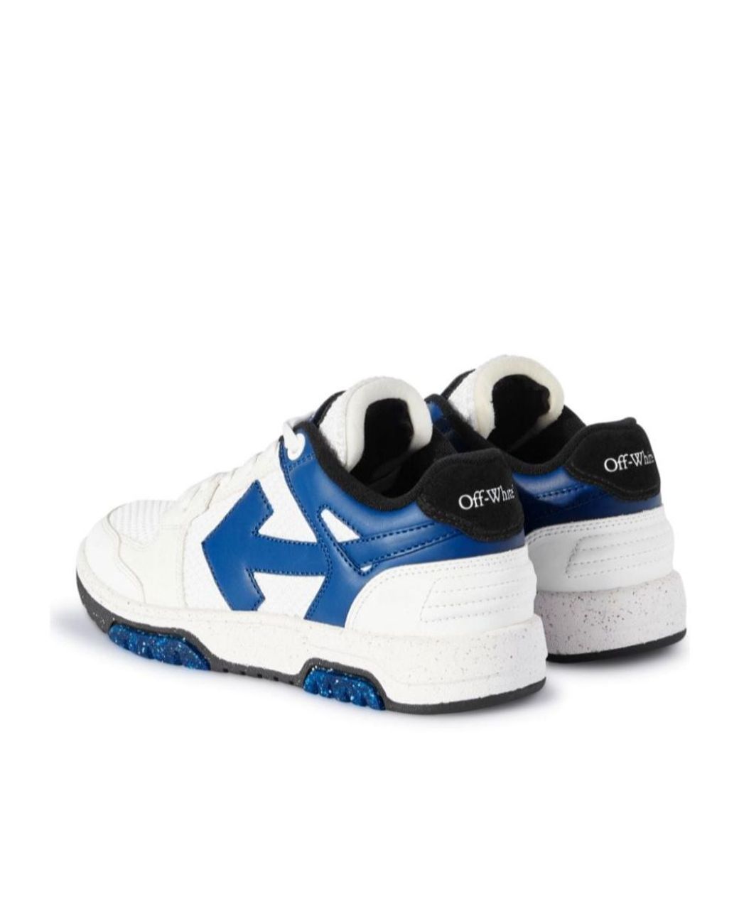 Off-White c/o Virgil Abloh Blue Slim Out Of Office Colour-Block Sneakers for men