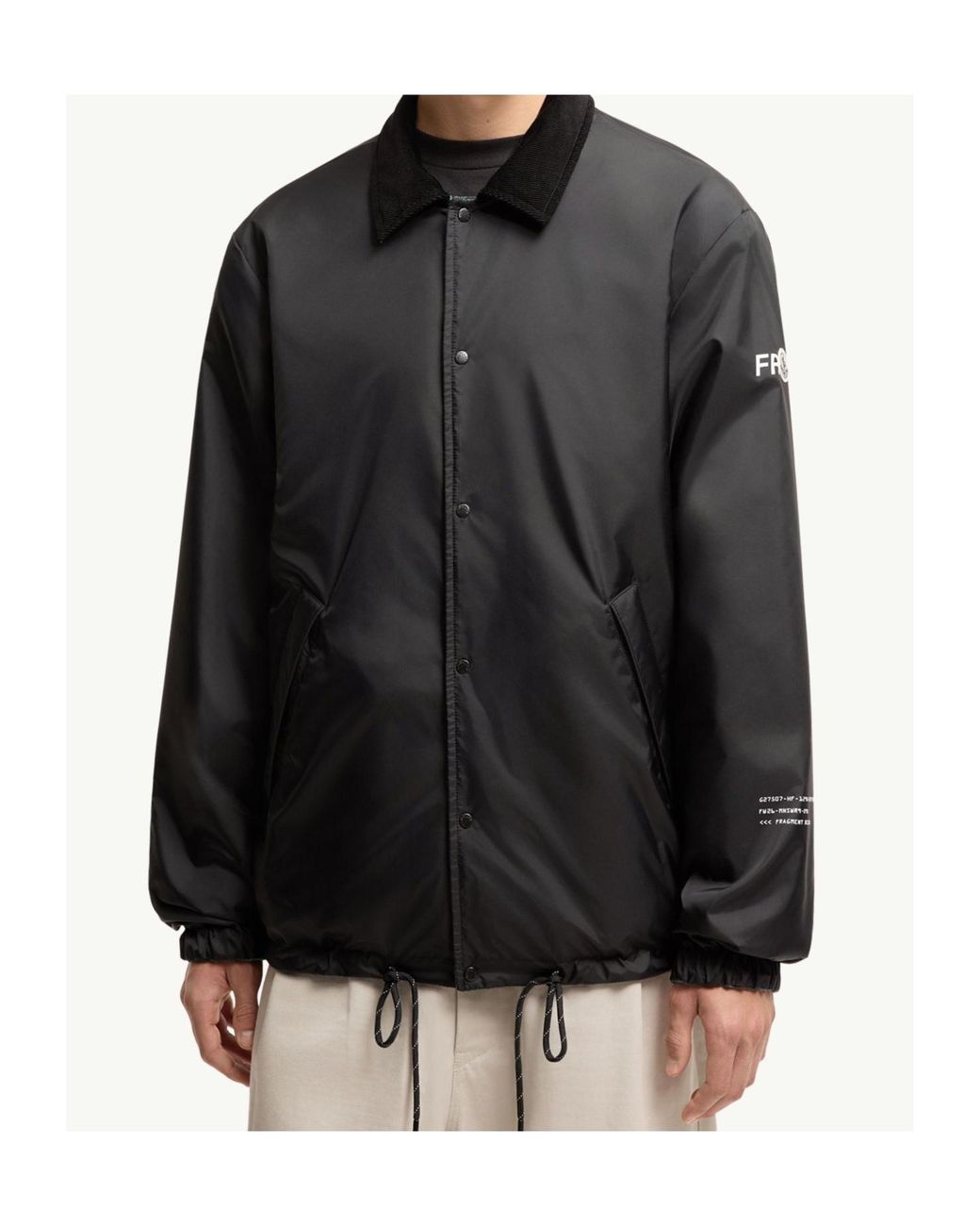 Moncler Green Genius Rykha Reversible Check Jacket for men