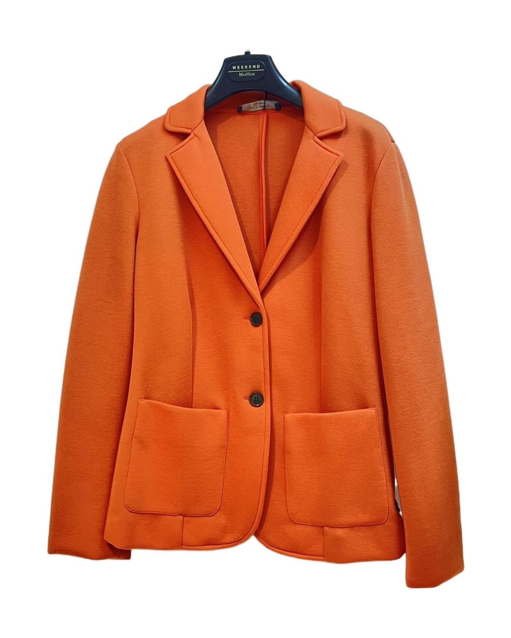 Weekend by Maxmara Orange Long-Sleeved Suit Coat