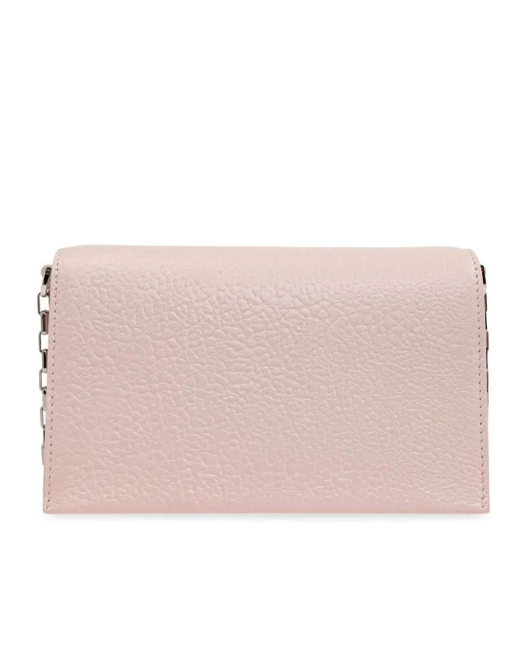 McQueen Pink Cross-Bar Mini Crossbody Bag