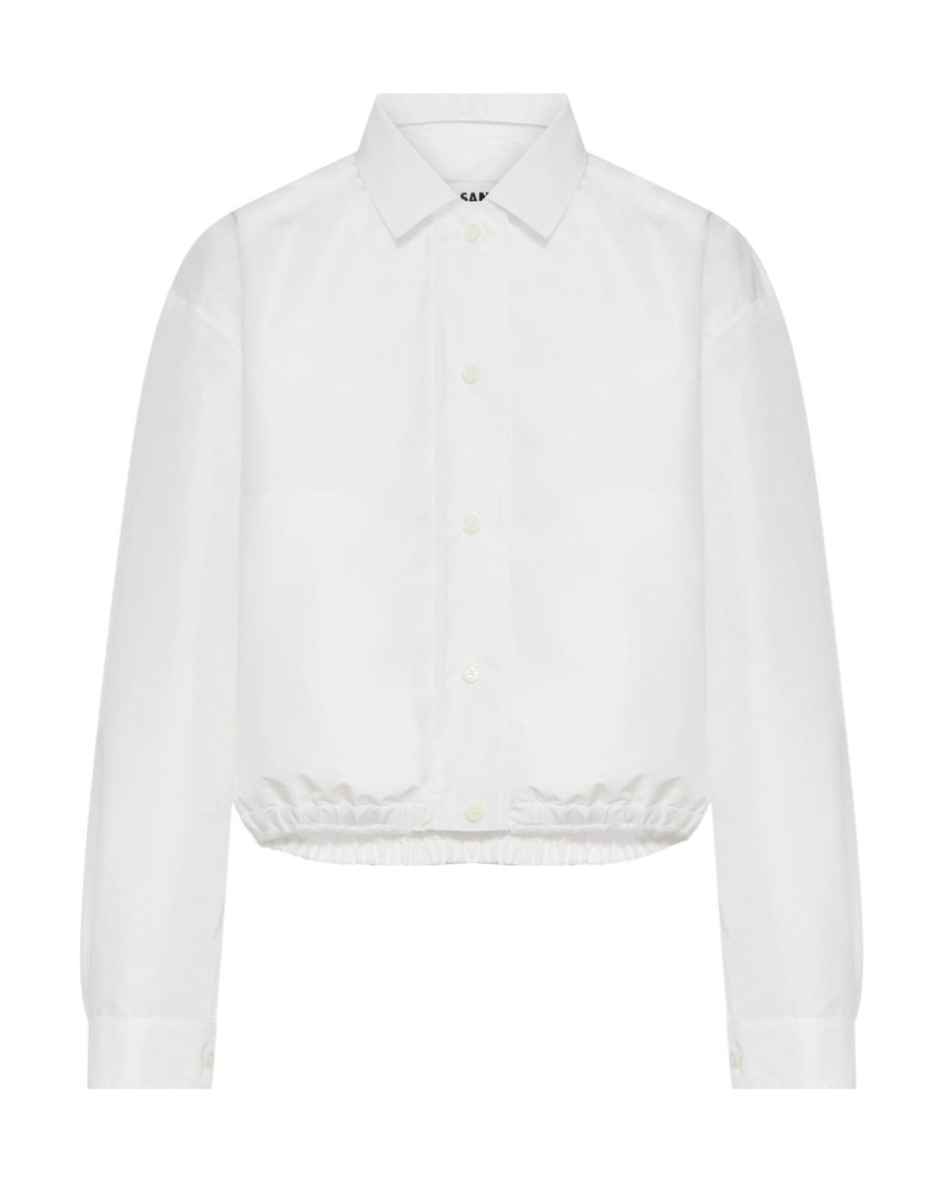 Jil Sander White Technical Faille Blouson