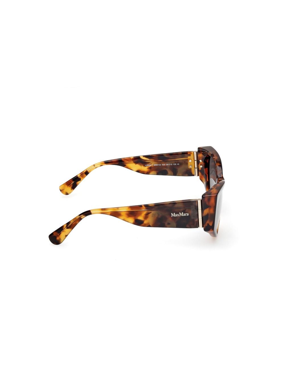 Max Mara White Cat-Eye Frame Sunglasses
