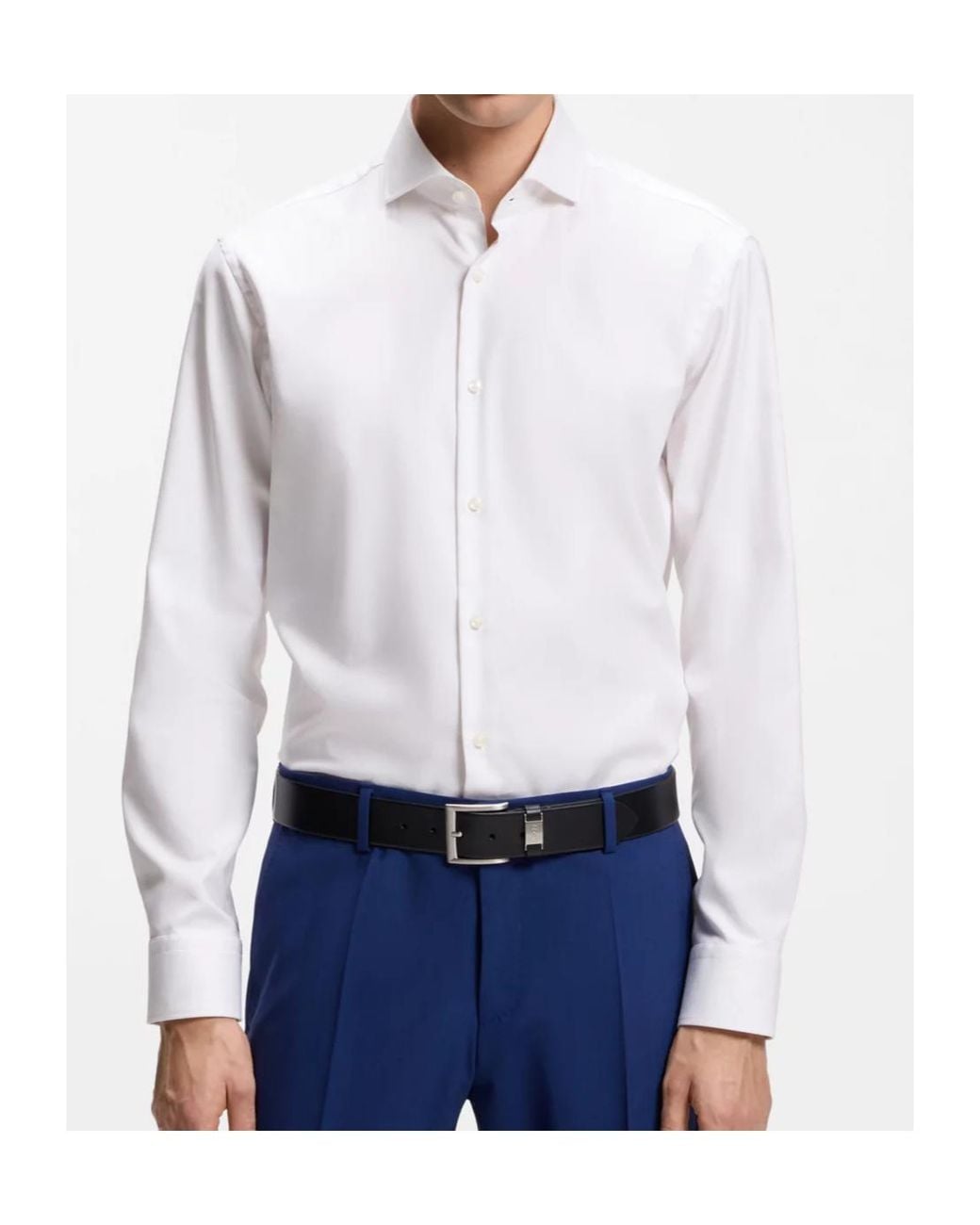 Boss White Boss Classic Long-Sleeve Shirt for men
