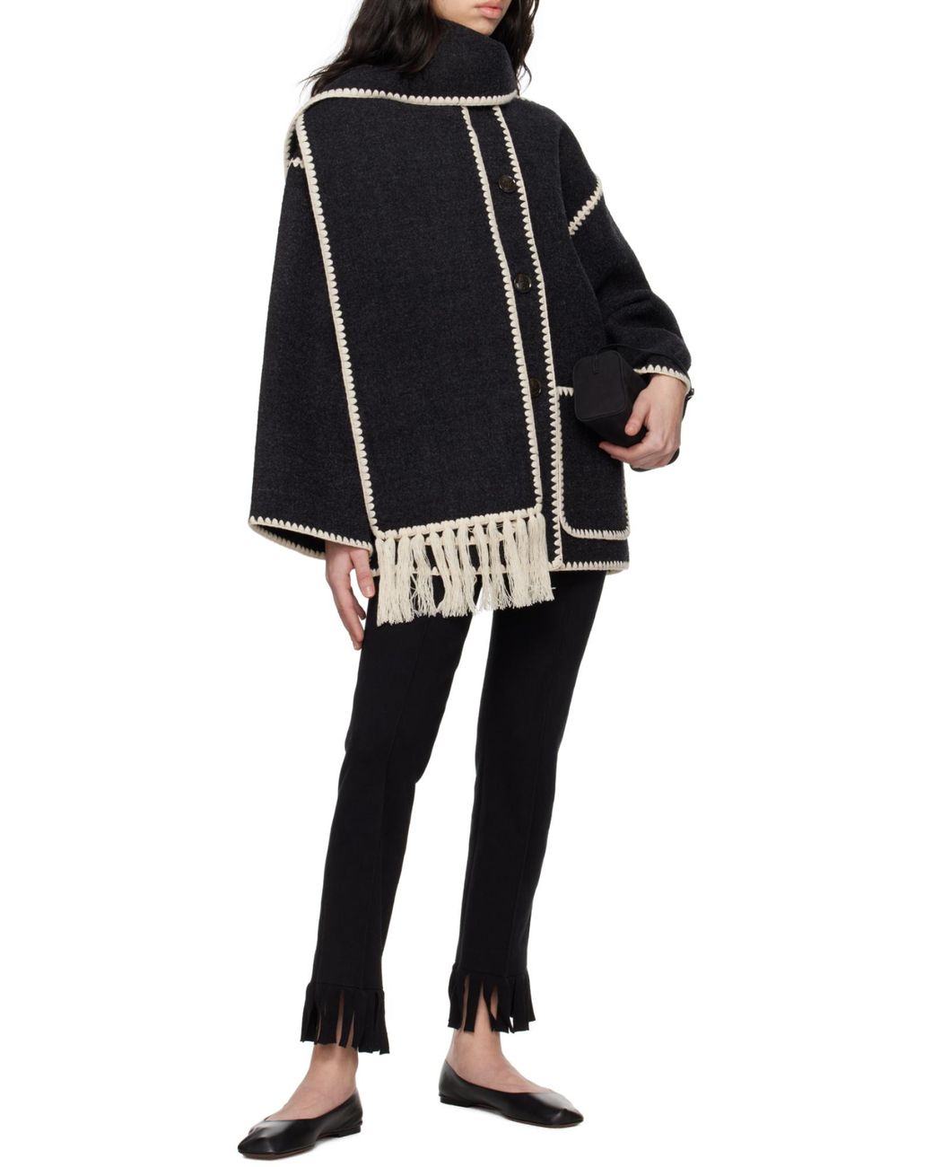 Totême Black Scarf Jacket