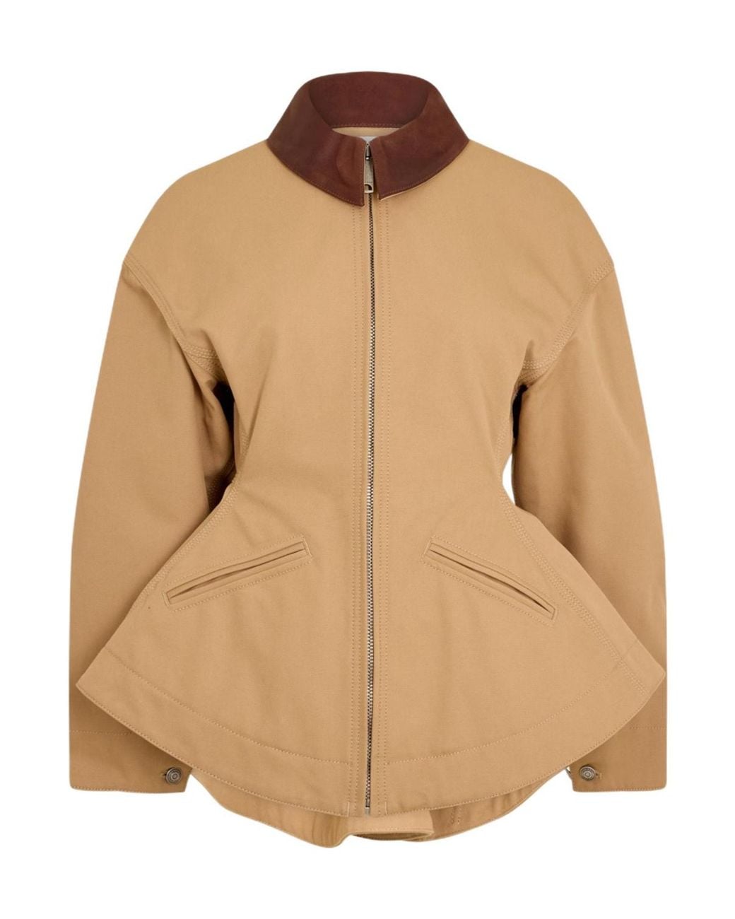 McQueen Natural Oversized Jacket