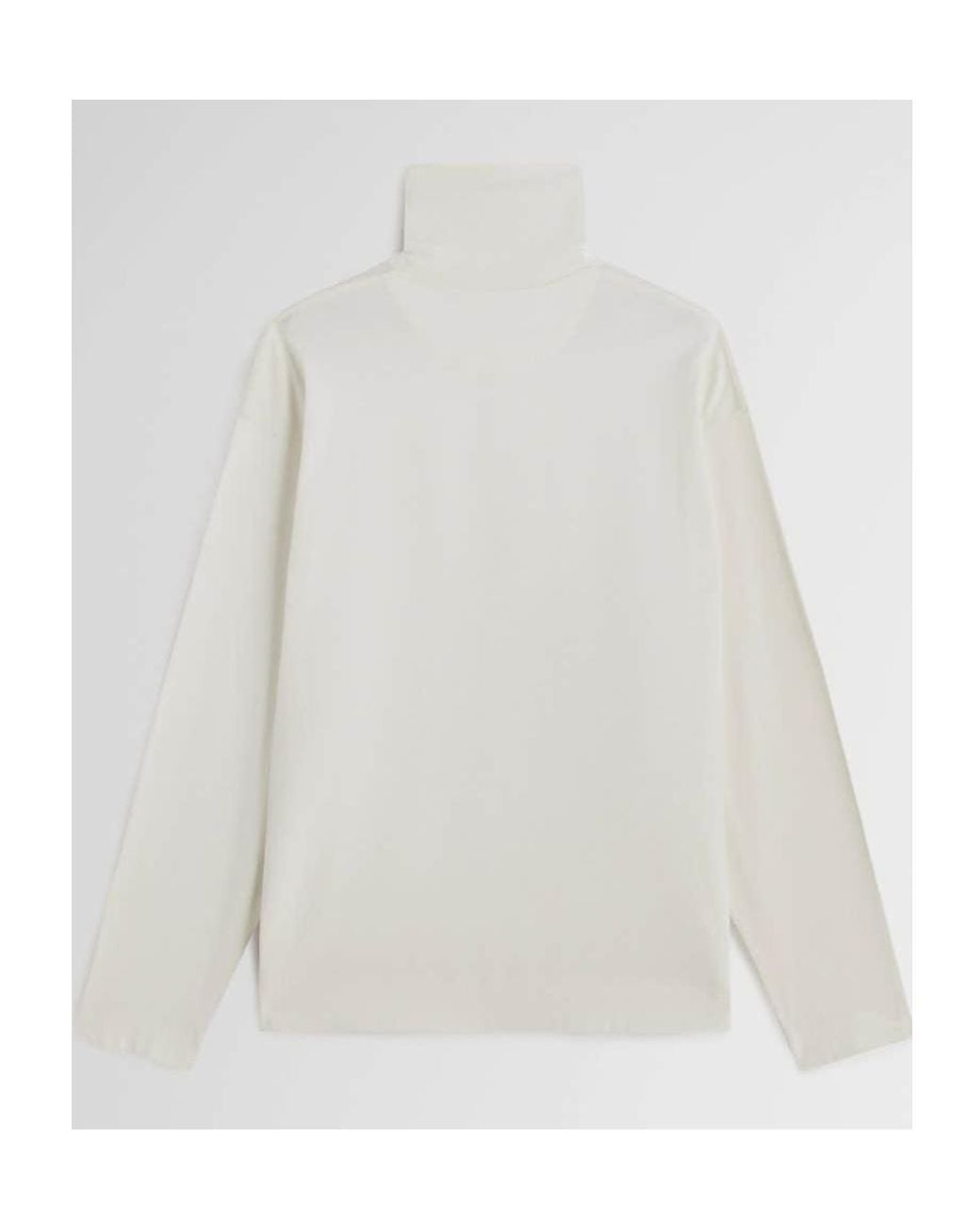 Phoebe Philo White Relaxed Long Sleeve Jersey