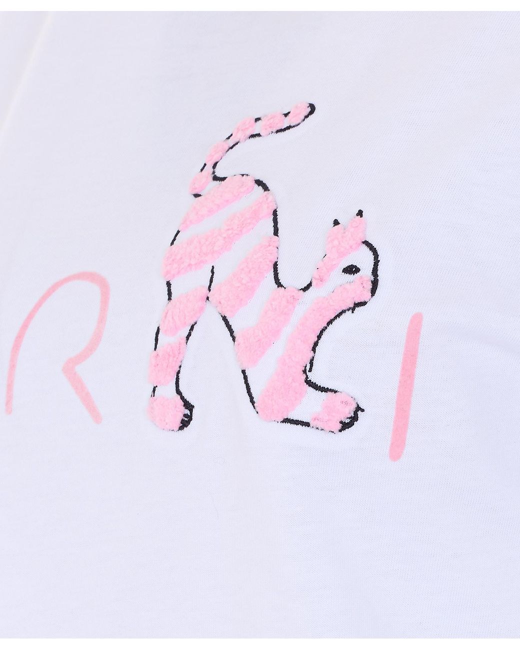 Marni White Animal Alphabet Logo T-Shirt