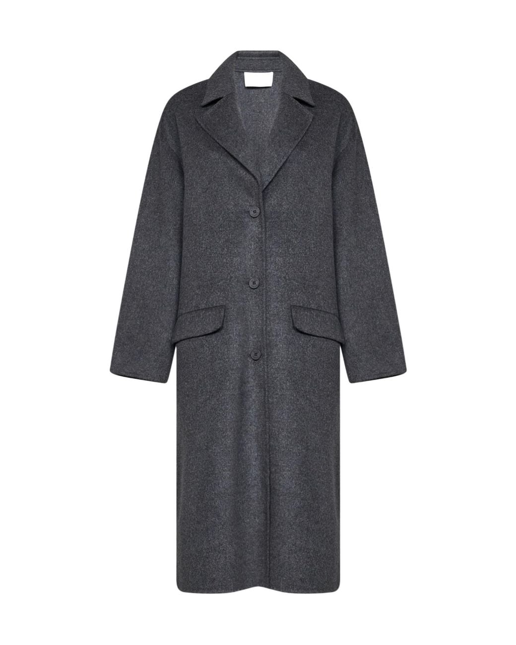Kaos Gray Long-Sleeved Coat