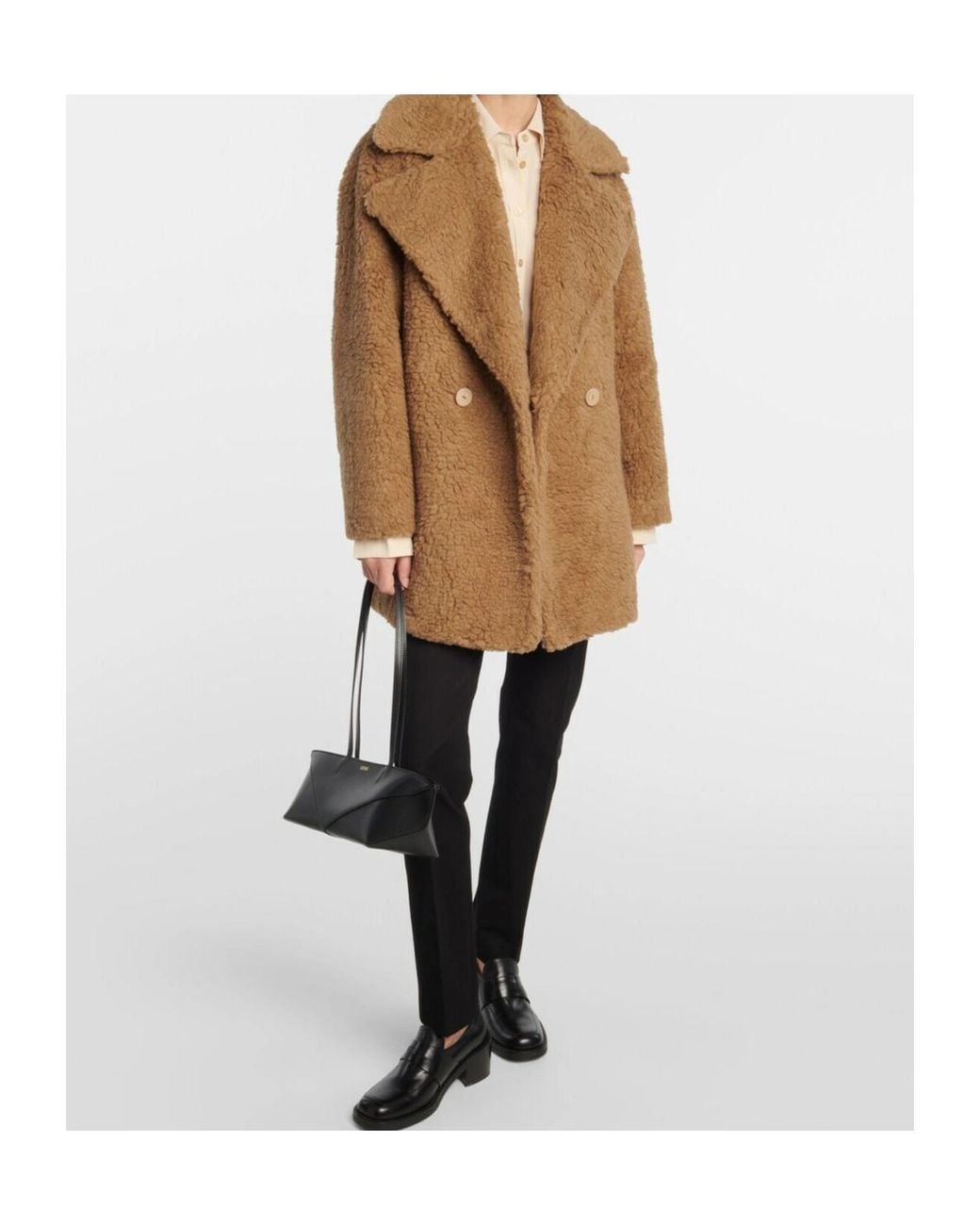 Joseph Brown Double-Breasted Cotton Jacket