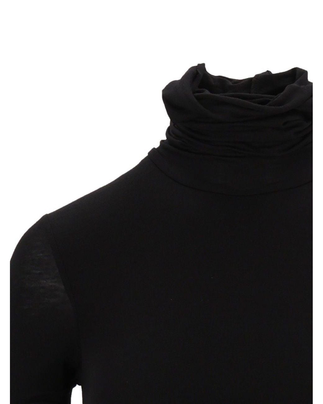 Al Duca D'aosta Black Long-Sleeved Turtleneck