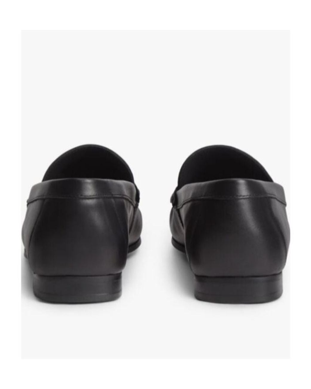 Tommy Hilfiger Black Metal Detail Flat Shoes