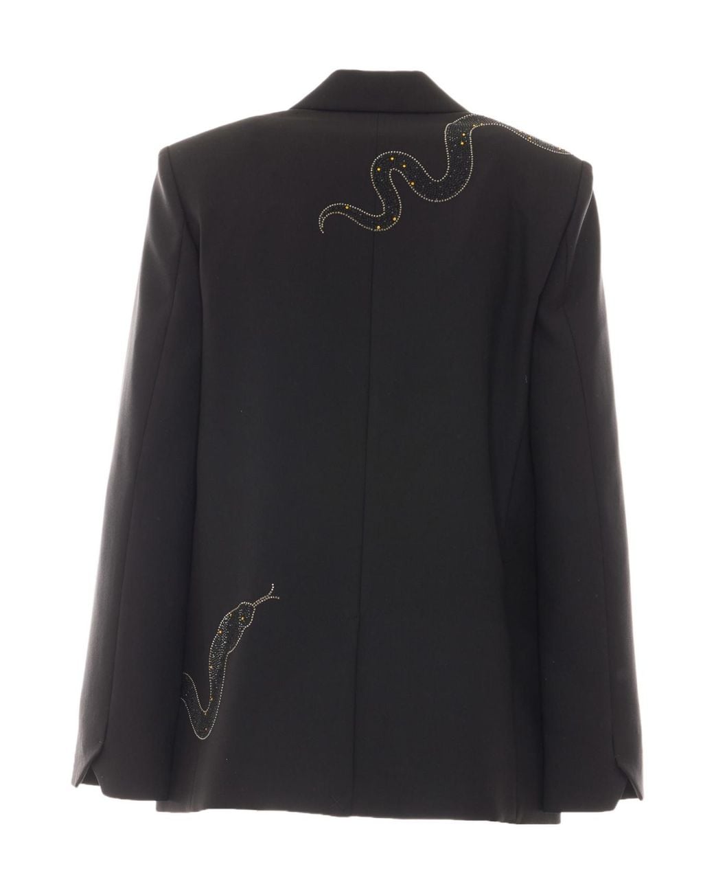 Zadig & Voltaire Black Vanille Strass Snake Blazer