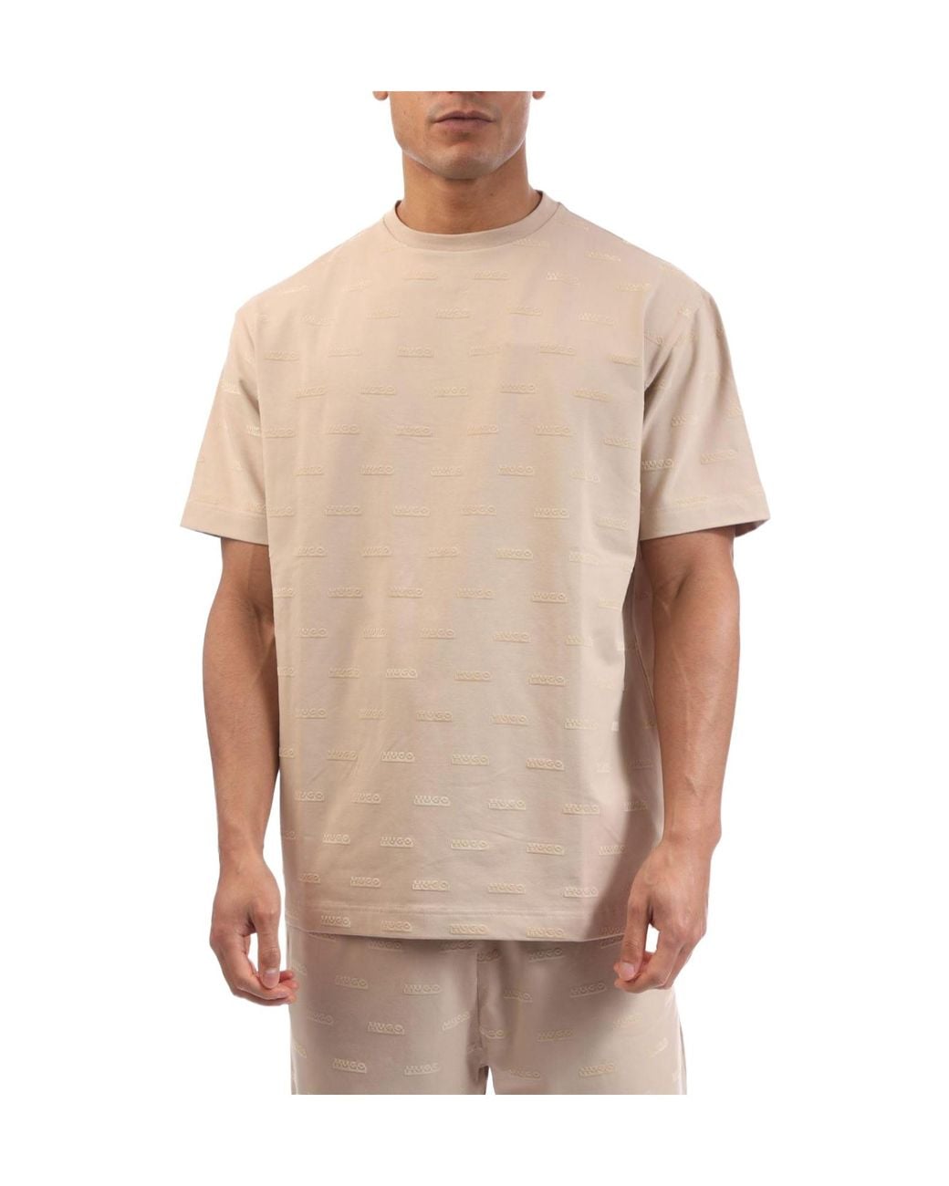 Boss Natural Crewneck Shortsleeve Tshirt for men