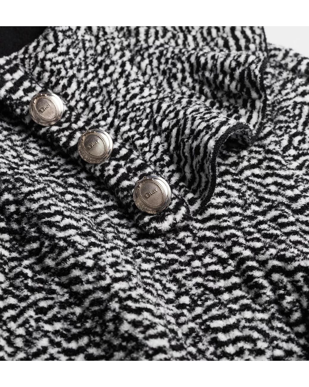Dior Gray Fitted Cardigan