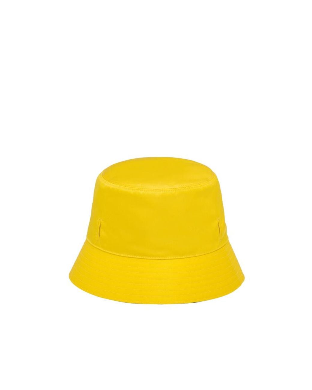 Prada Yellow Pouch Detailed Bucket Hat for men