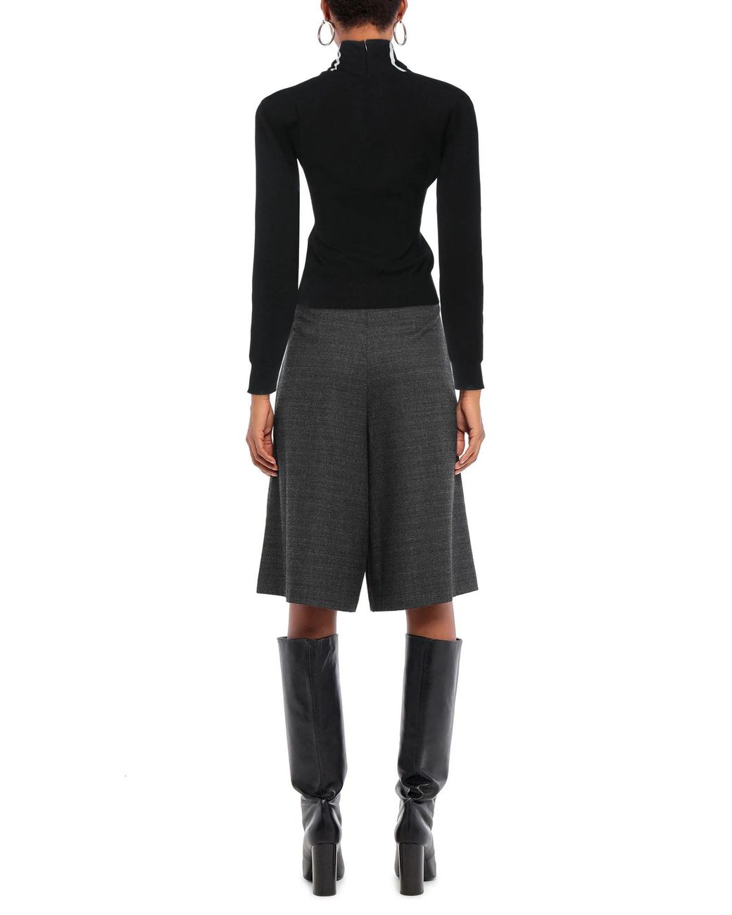 Dolce & Gabbana Black Two-Tone Cashmere Knit