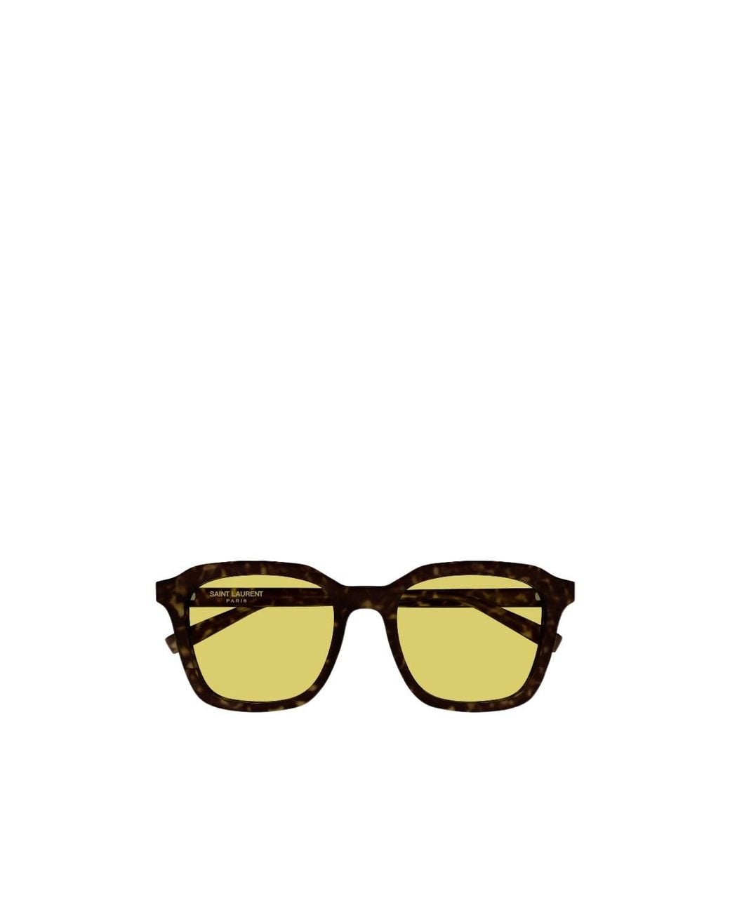 Saint Laurent Yellow Sl 457 Rectangular Sunglasses for men