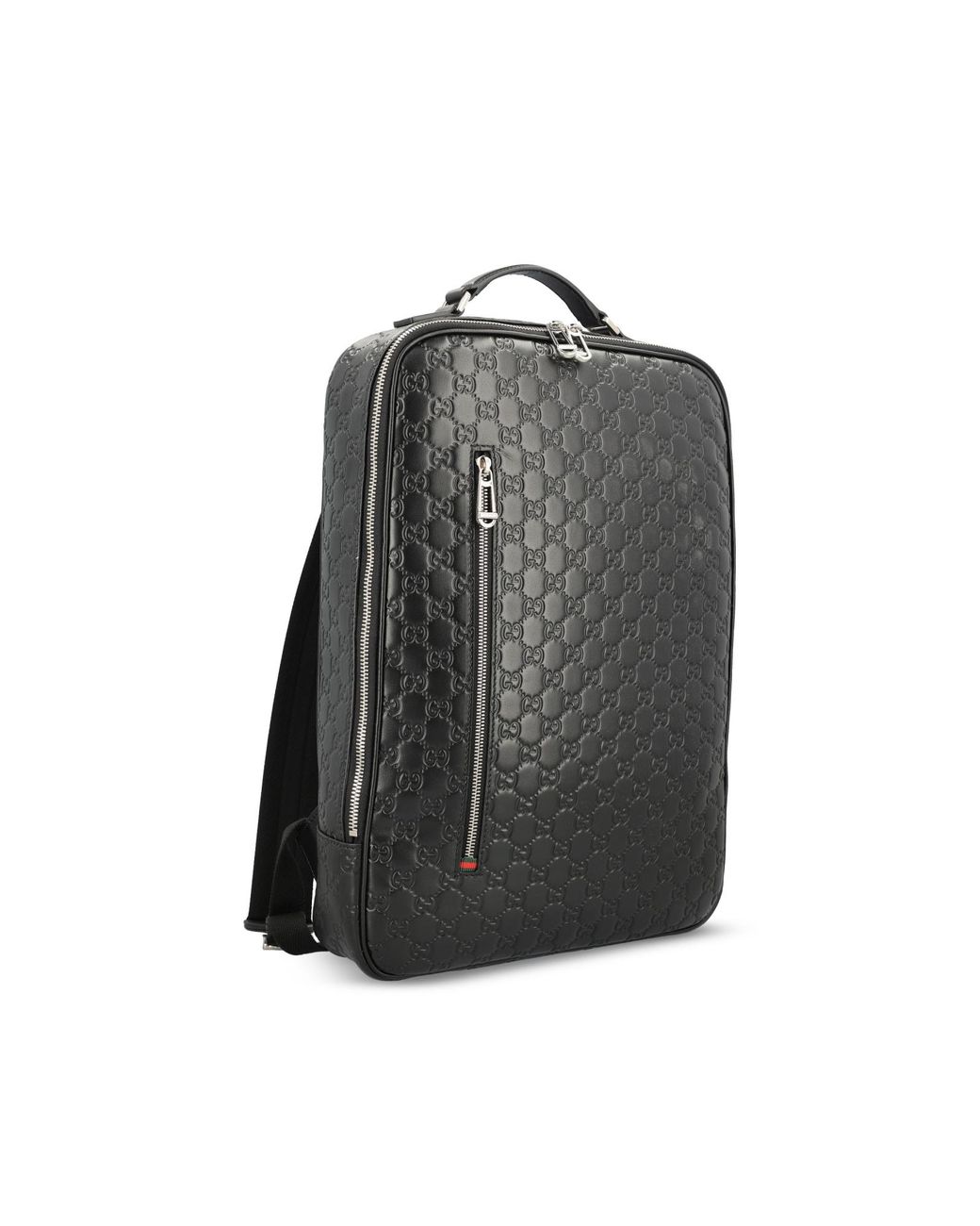 Gucci Gray Gg Embossed Medium Backpack for men