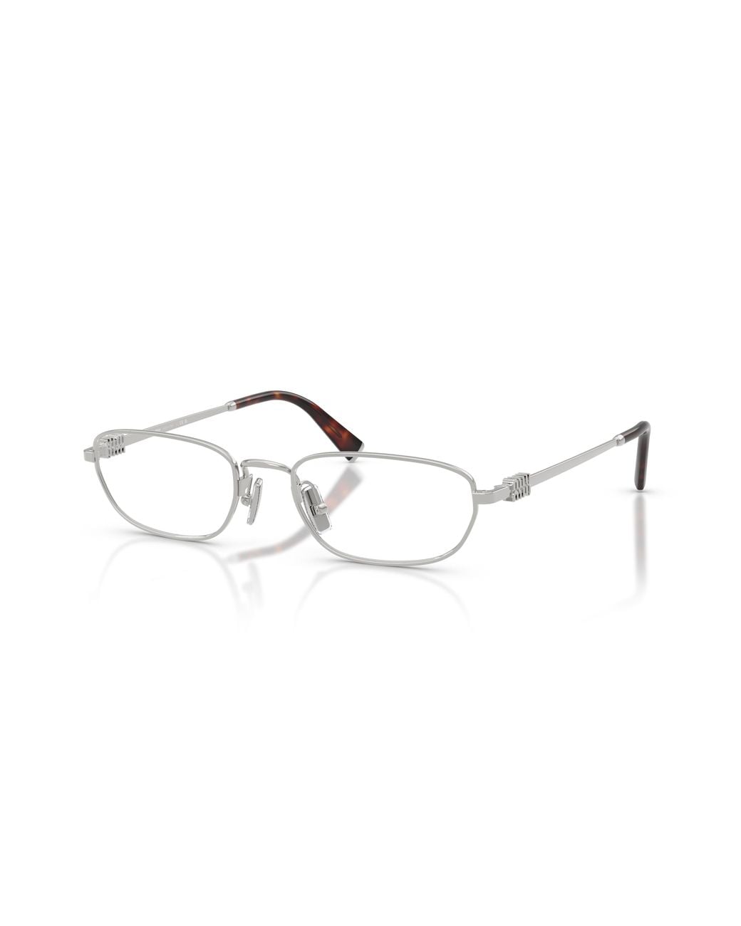 Miu Miu White Full Frame Glasses