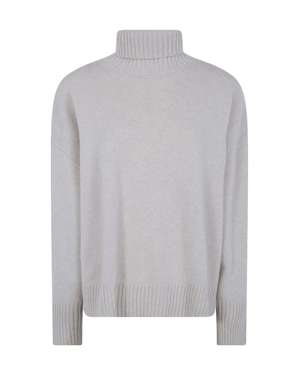 Soeur Gray William Oversized Turtleneck Knitted Sweater