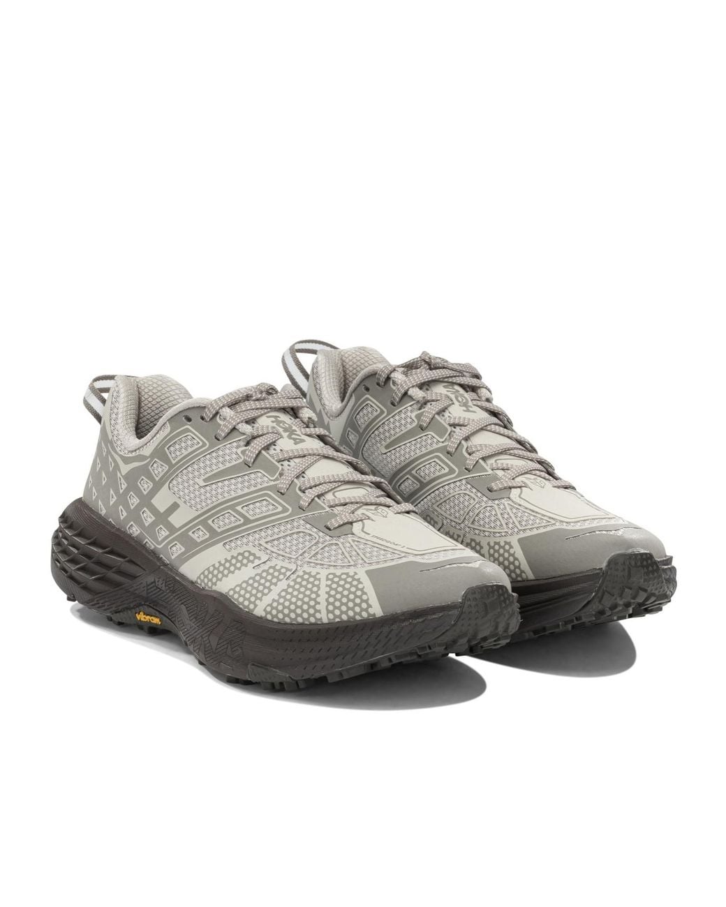 Hoka One One Gray Speedgoat 2 Trail Running Shoes for men