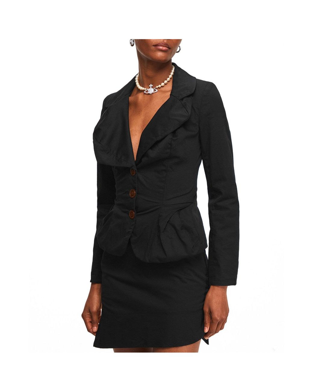 Vivienne Westwood Black Viv Drnkn Jkt Ld61