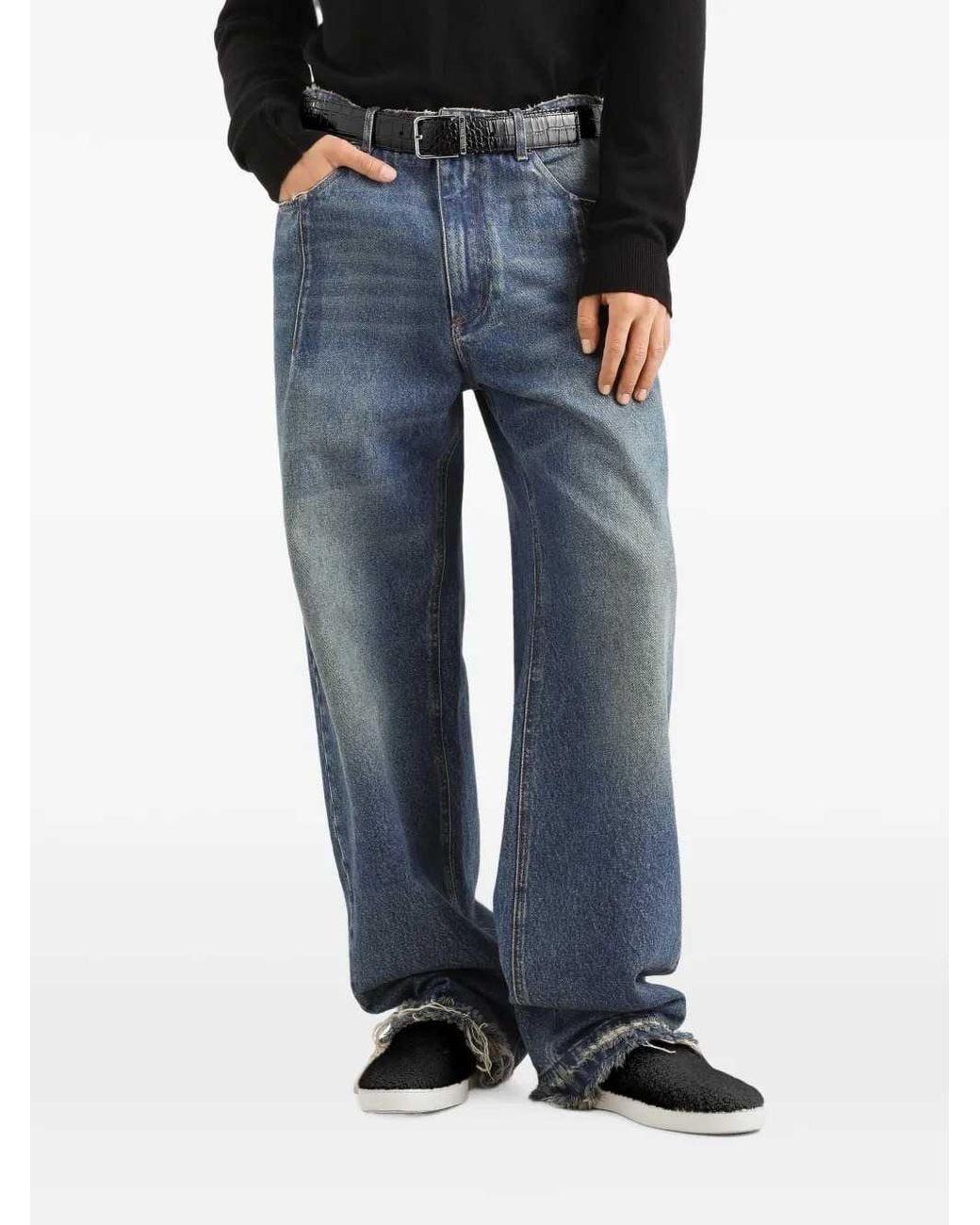 Dolce & Gabbana Blue Denim Trousers for men