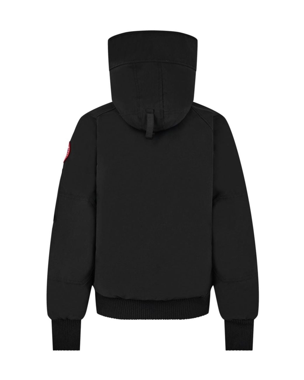 Canada Goose Black Logo Patch Down Jacket